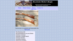 Muzzleloader Builder's Supply - Rifle Kits