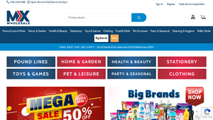 MX Wholesale UK - Discount Wholesaler & Pound Shop Supplier