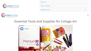 My Collage Art Studio - Printable Designs & Supplies