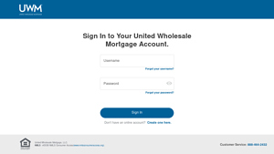 United Wholesale Mortgage - Login Portal