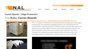 N.A.L. Company - Corner Boards and Edge Protectors