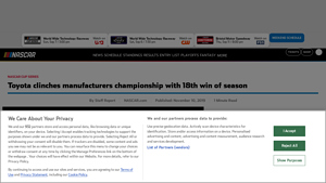 Toyota - NASCAR Manufacturers Championship