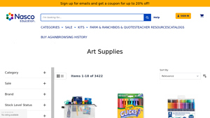 Nasco Education - Art Supplies