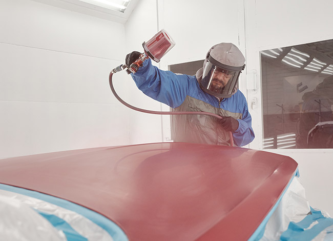 A stock image illustrating national coatings and supplies concepts