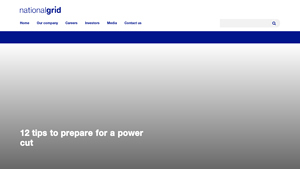 National Grid - Emergency Preparedness Tips