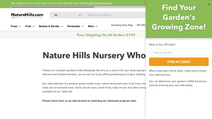 Nature Hills Nursery - Container Grown Trees & Shrubs