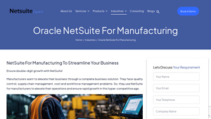 NetSuite - Manufacturing ERP