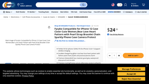 Fycyko - iPhone 12 Bear Love Heart Case