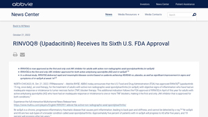 AbbVie - RINVOQ® (Upadacitinib)