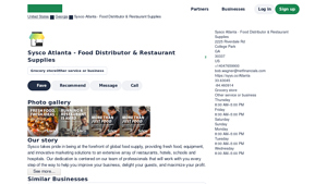 Sysco Atlanta - Fresh Food & Equipment Solutions