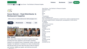 Sysco Denver - Fresh Food & Solutions
