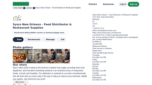 Sysco New Orleans - Food Distribution & Restaurant Supplies
