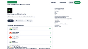 Burlington Wholesale - Discount Retailer