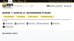 Ninja Transfers - Wholesale Blank T-Shirts