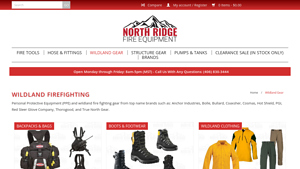 North Ridge Fire - Wildland Fire Gear
