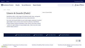 NorthShore - DynaDry Supreme Heavy Incontinence Liners