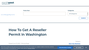 Northwest Registered Agent - Washington Reseller Permit