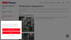 NSK - High-Quality Machining Equipment