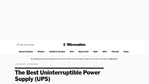 NY Times - Uninterruptible Power Supply