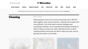 NY Times - Cleaning Tools & Supplies