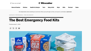 Augason Farms - 72-Hour Emergency Food Supply Kit