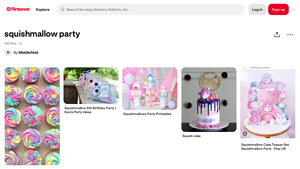 Pinterest - Squishmallow Party Ideas