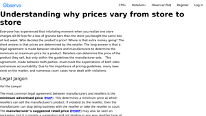 ObservaNow - Retail Price Insights