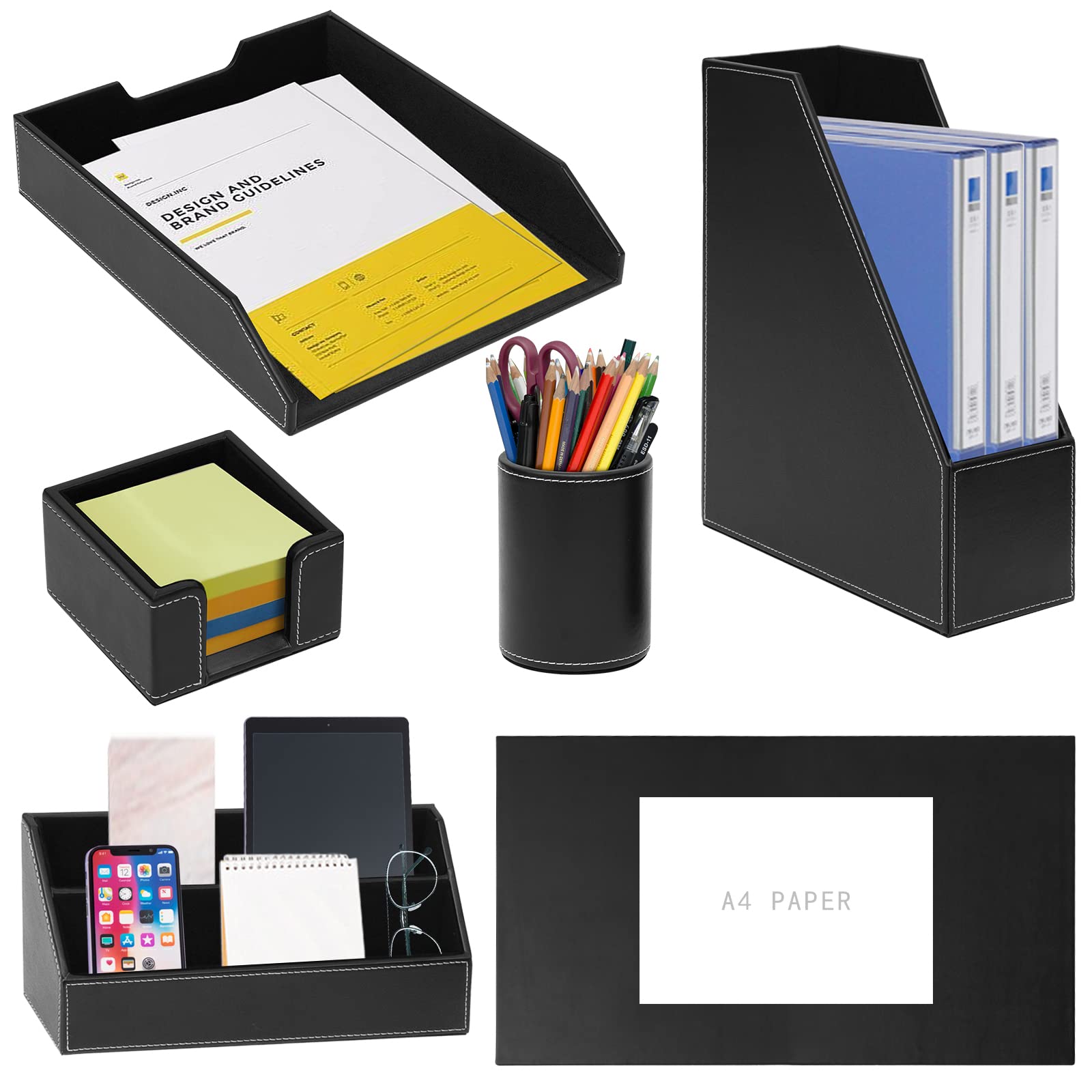A stock image illustrating office supplies nearby concepts