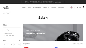 OmySalon - ST1601 Wooden Mobile Salon Trolley Cart