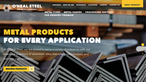 O'Neal Steel - Metal Types & Shapes