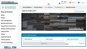 OnlineMetals - Metal and Raw Materials