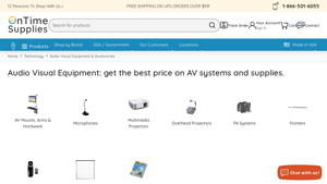 On Time Supplies - Audio Visual Equipment