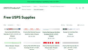 Onyx Products - Priority Mail Flat Rate Solutions