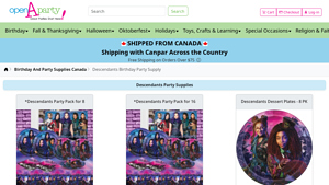 OpenAParty - Birthday Supplies