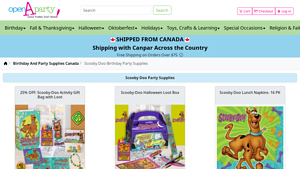 OpenAParty - Scooby Doo Birthday Supplies