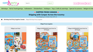 Open A Party - Blippi Birthday Supplies