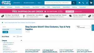Oriental Trading - Sesame Street® Elmo Toys & Costumes