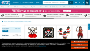 Oriental Trading - Pirate Party Supplies