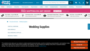 Oriental Trading - Affordable Wedding Supplies