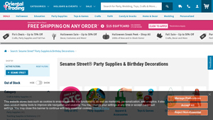 Sesame Street® - Party Supplies & Decorations