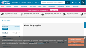 Oriental Trading - Winter Wonderland Party Supplies