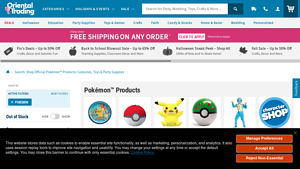 Pokémon™ - Costumes and Party Supplies