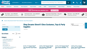 Oriental Trading - Sesame Street® Elmo Toys & Costumes