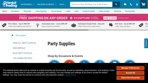 Oriental Trading - Affordable Party Supplies