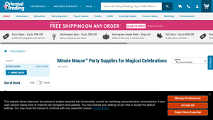 Minnie Mouse™ - Key Party Supplies
