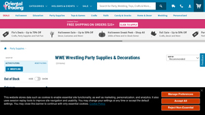 WWE - Life-Size Cardboard Cutouts & Lunch Box