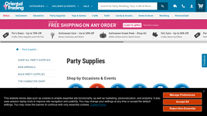 Oriental Trading - Affordable Party Supplies
