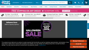 Oriental Trading - Party Supplies & Holiday Decor