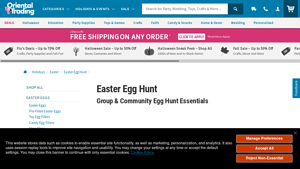 Oriental Trading - Easter Egg Hunt Supplies