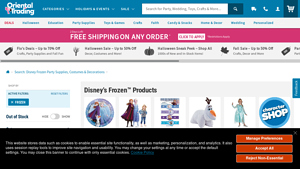 Disney - Frozen Costumes & Party Supplies